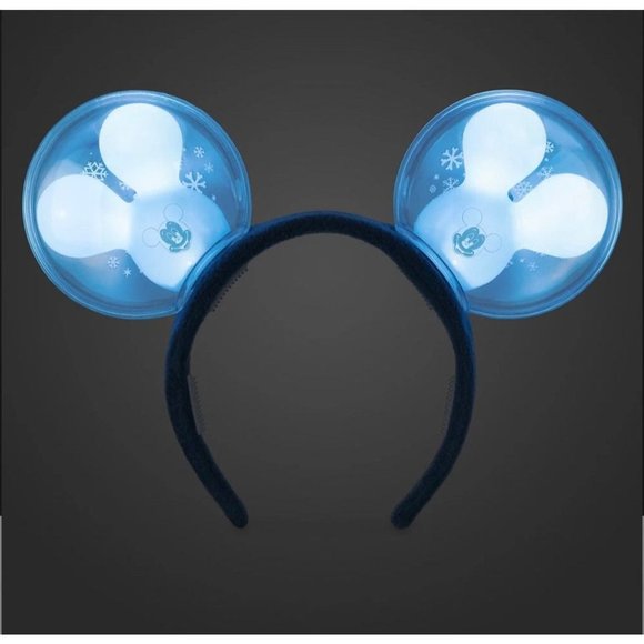 Disney Parks - Mickey Mouse Snowman Balloon Light-Up Ear Headband for Adults - Picture 4 of 8